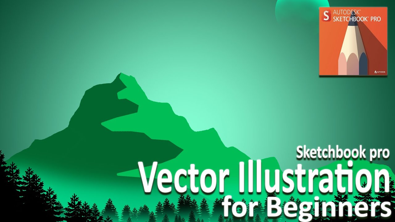 Vector illustration tutorial for complete beginners - Sketchbook pro ...