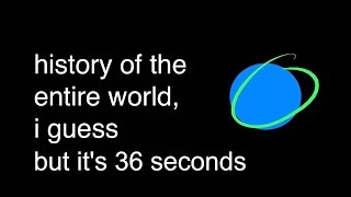 history of the entire world, i guess but its 36 seconds