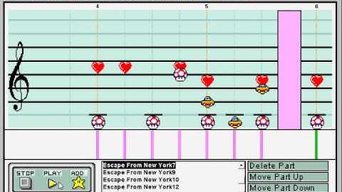 Mario Paint Composer-  Escape from New York