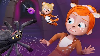 Trapped Inside A Haunted House Spider Mom Vs Adley & Niko A Trick Or Treat Halloween Doors Routine