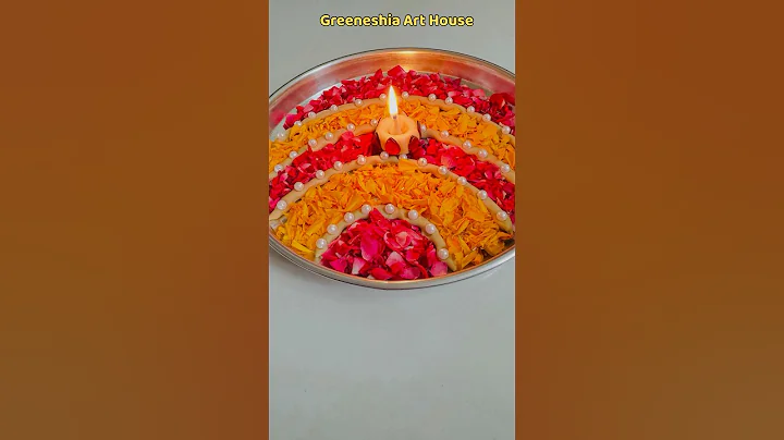 DIY pooja thali decoration idea | aarti thali #shorts #shortvideo #youtubeshorts #shortsfeed