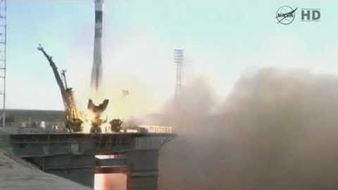 Russian Soyuz Launch to International Space Station (Raw Video)