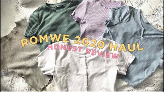 HUGE ROMWE TRY-ON HAUL 2020 | Honest Review 2020