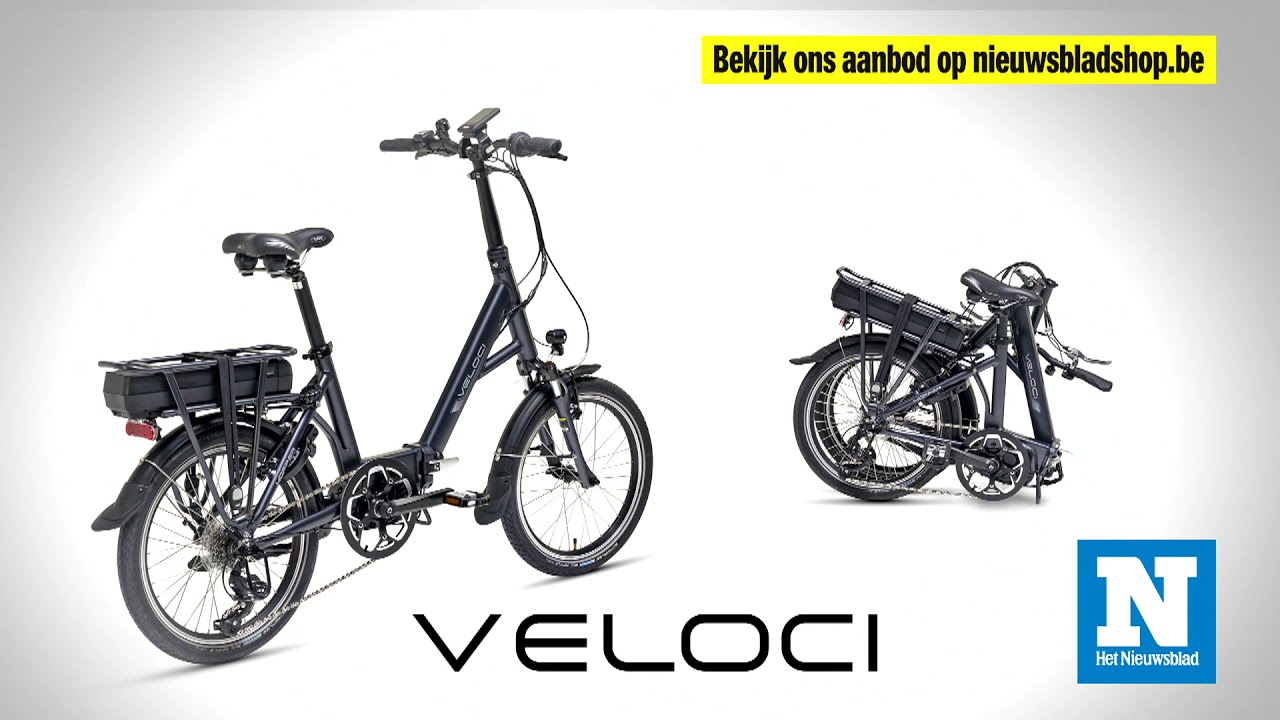 Hoe vouwt u de Veloci elektrische plooifiets uit?