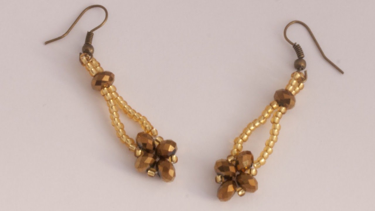 Make Cute Simple Beaded Earrings DIY Style Guidecentral YouTube