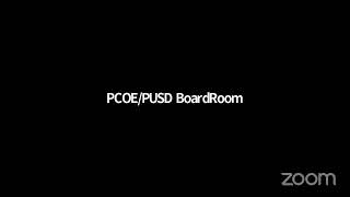 PCOE/USD Joint Board Meeting