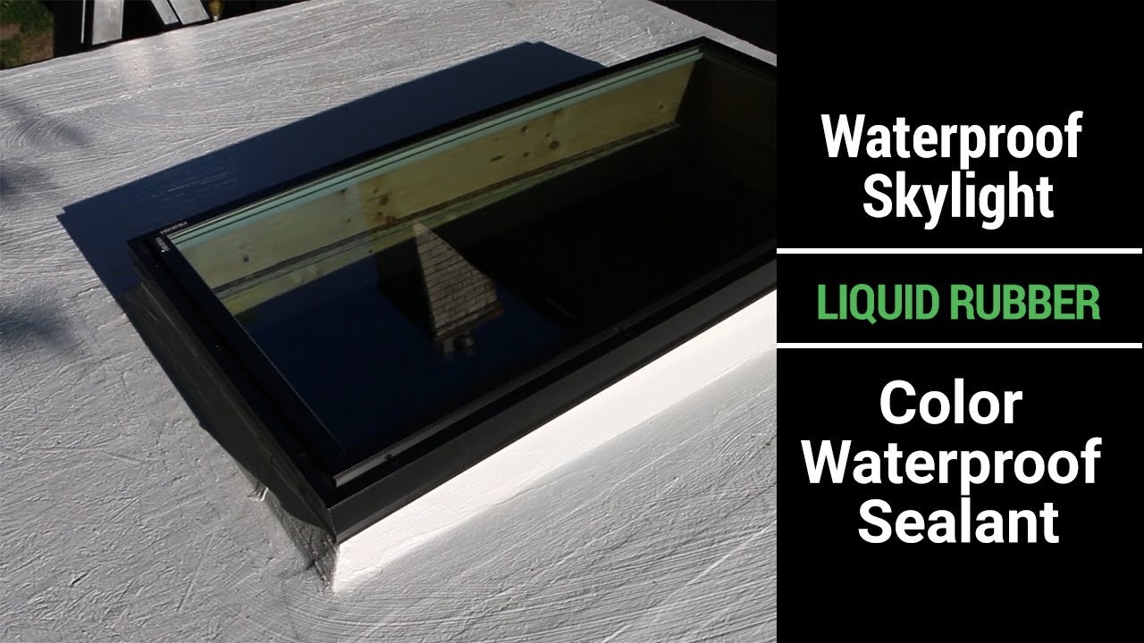 Liquid rubber flat roofing system for new flat roofs or roof repairs 