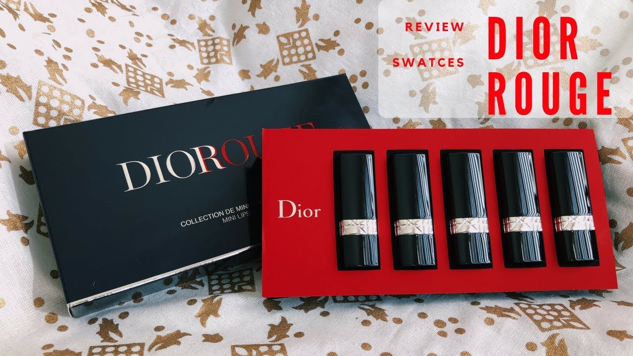 dior rouge mini lipstick set