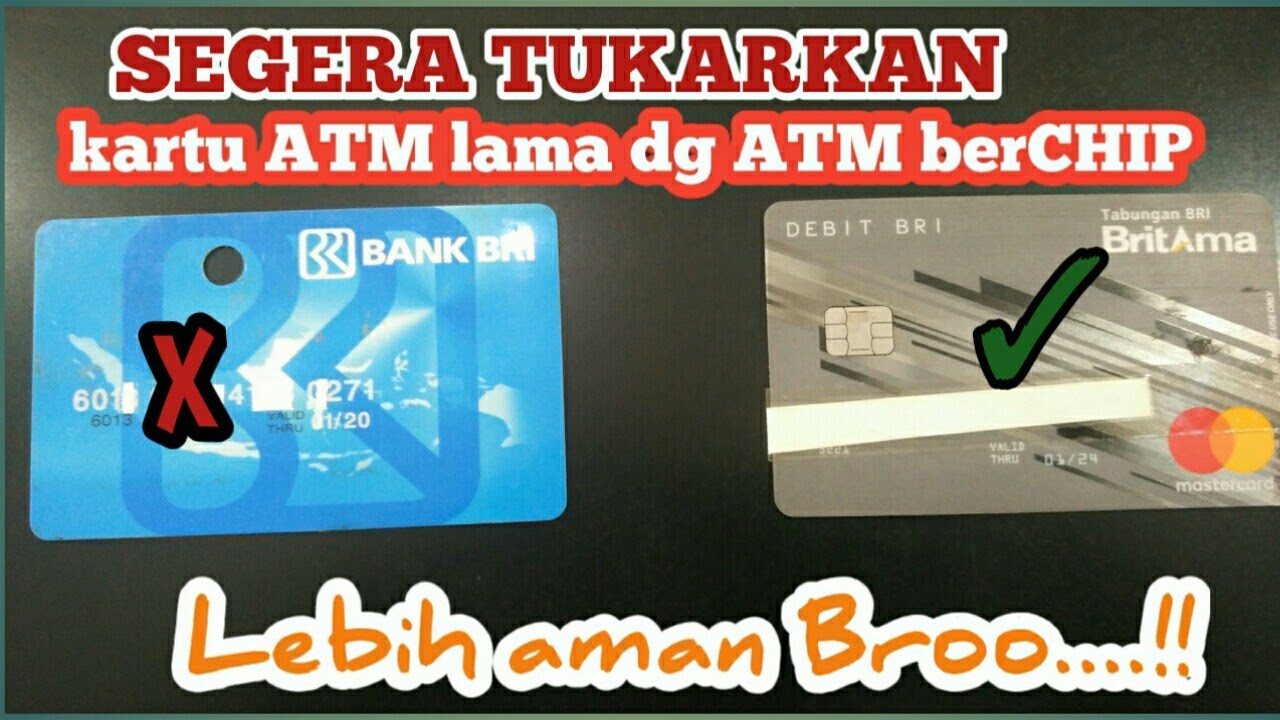 Mengganti Kartu  ATM  berChip wajibkah YouTube