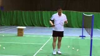 Badminton Training Helping Fore Court Player