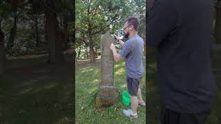 Ernestine Streich and a Sears Roebuck Headstone
