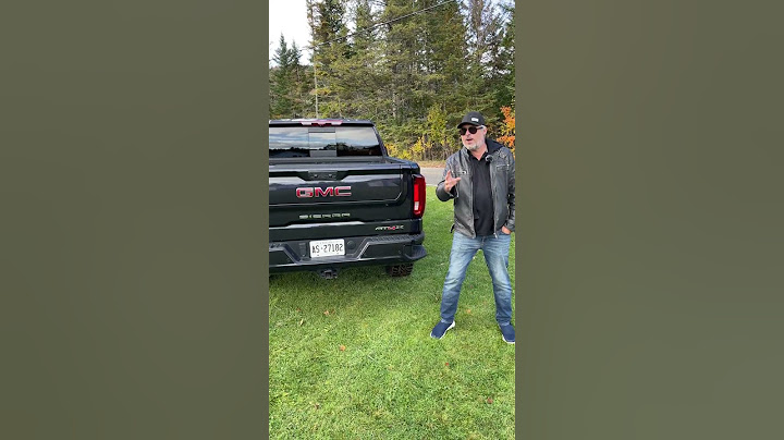 The only thing missing on the 95 000$ GMC Sierra AT4X is...