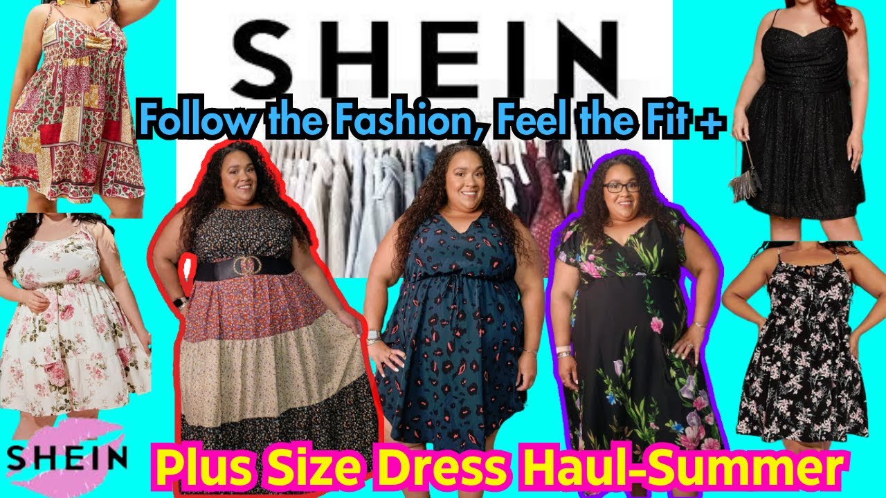 SHEIN PLUS SIZE DRESSES 2023, SHEIN PLUS SIZE DRESS HAUL 2023
