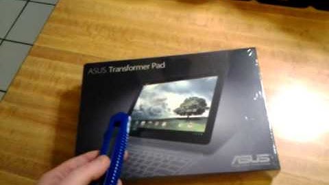 Asus Transformer TF300T Unboxing Pt.1