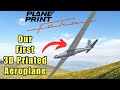 Our first 3D Printed Aeroplane ! PlanePrint Foka 4 Glider | Creality CR-10 SE Printer