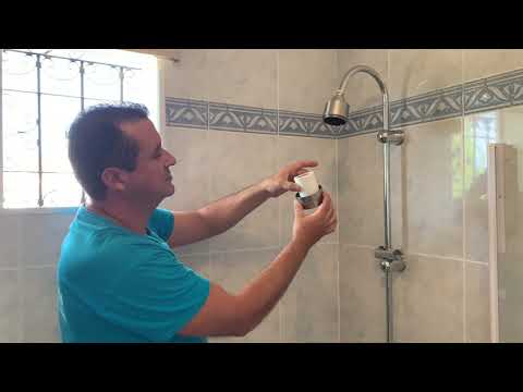 H2o TAPS Installation CARTUCHO - Filtro Ducha / Shower head filter / Filtre  Douche 