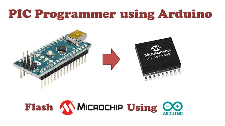 How to Build PIC programmer using Arduino updated