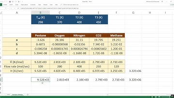 Excel for Chemical Engineers | 46 | Arrays operations