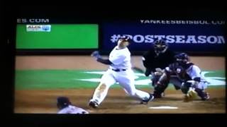 Raul ibanez hits a home run to tie game bottom 9