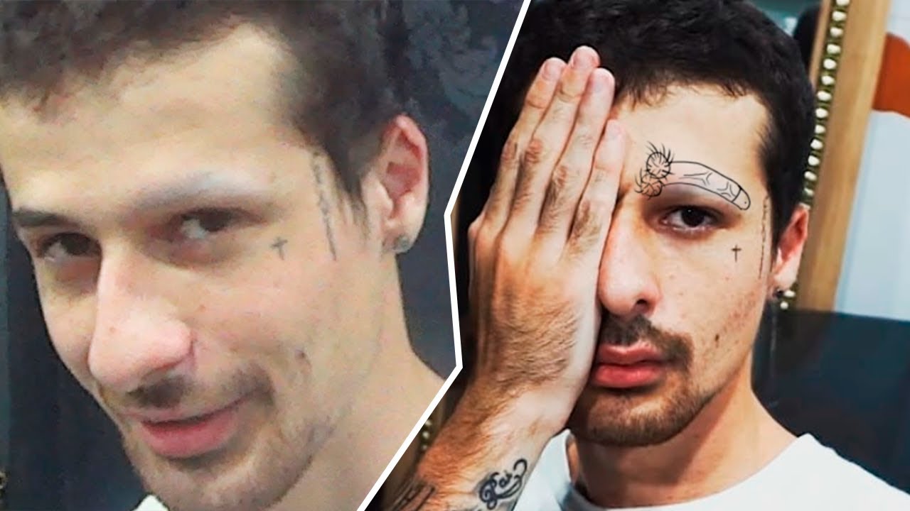 RASPOU A SOBRANCELHA E TATTOU! 😯