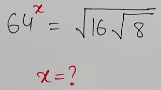 A Nice Exponential Square Root Simplification | Find the value of x