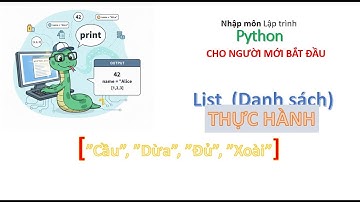 Lập trình Python - Thực hành kiểu List
