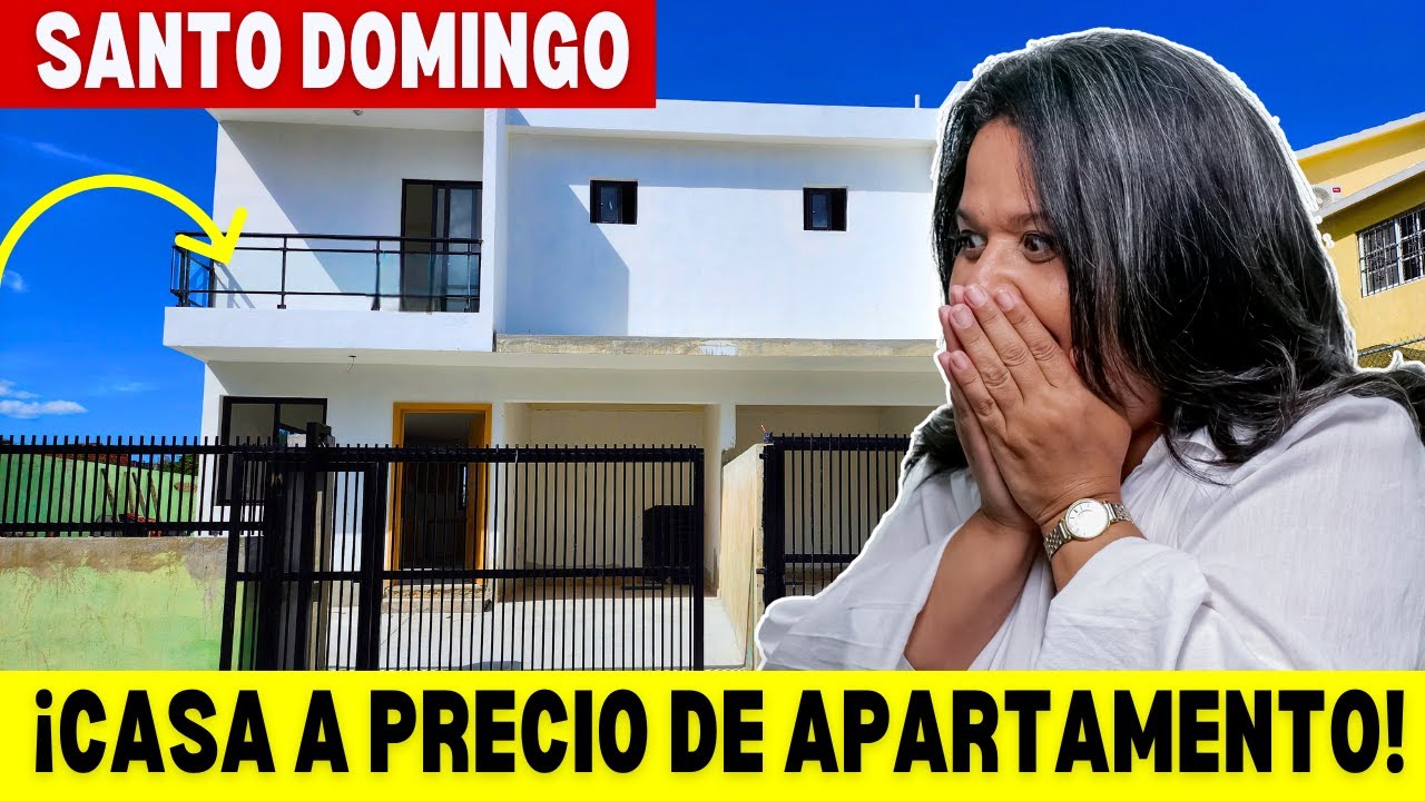 CASA EN VENTA EN LOS RÍOS, SANTO DOMINGO | ¡NUEVA Y A PRECIO DE APARTAMENTO! 🏡😍
