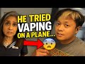 He Tried Vaping on a Plane… Big Mistake ✈️