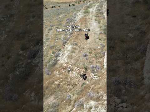 I Built My Own Trail Using Primitive Skills  #motorcyclesurvival #bushcraft #primitiveskills