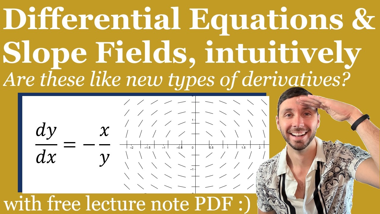 How to Analyze Differential Equations & Slope Fields - Calc 1 and 2 ...