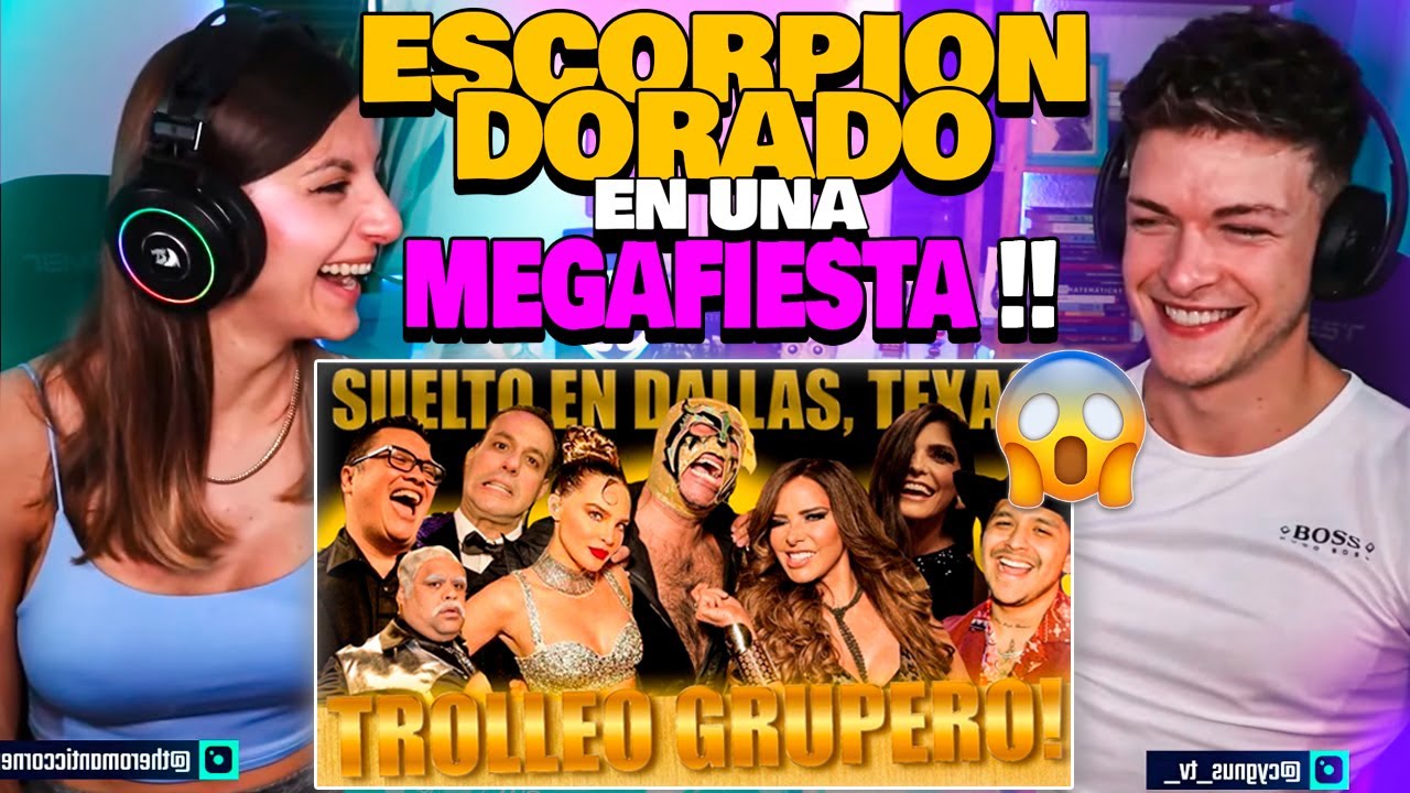 🇲🇽 REACCIÓN a ESCORPIÓN DORADO SUELTO EN DALLAS, TEXAS *morimos de risa* ft. @CygnusyRomanticVlogs 🖤