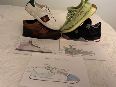 Sneaker Sketches for Sneaker Essentials FIT Online Class