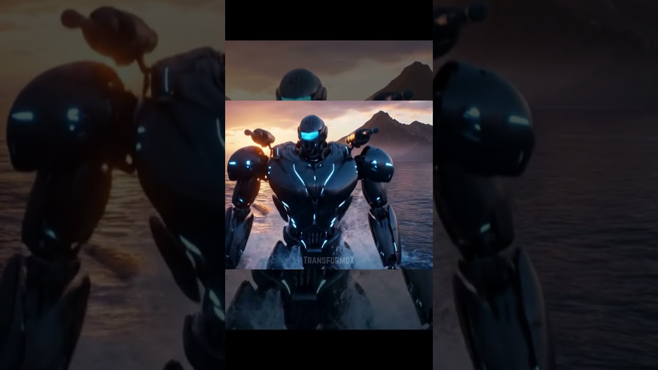 Stealth Submarine Robot Shark Battle transformox