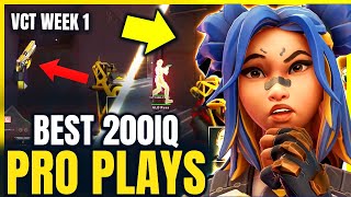 12 Insanely 5head Strats from VCT Week 1 | NA & EMEA Valorant Analysis