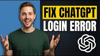 How To Fix ChatGPT Login Error (2026 Easy Guide)