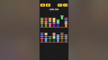 Cup Sort Puzzle Level 1553 = Water Sort Puzzle Level 1553 = Ball Sort Puzzle Level 1553 All the same
