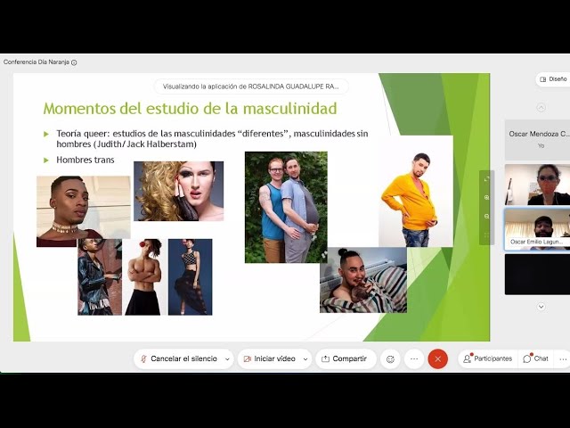 Conferencia virtual “La importancia de las masculinidades en la prevención de la violencia de género" 25 de mayo de 2021.