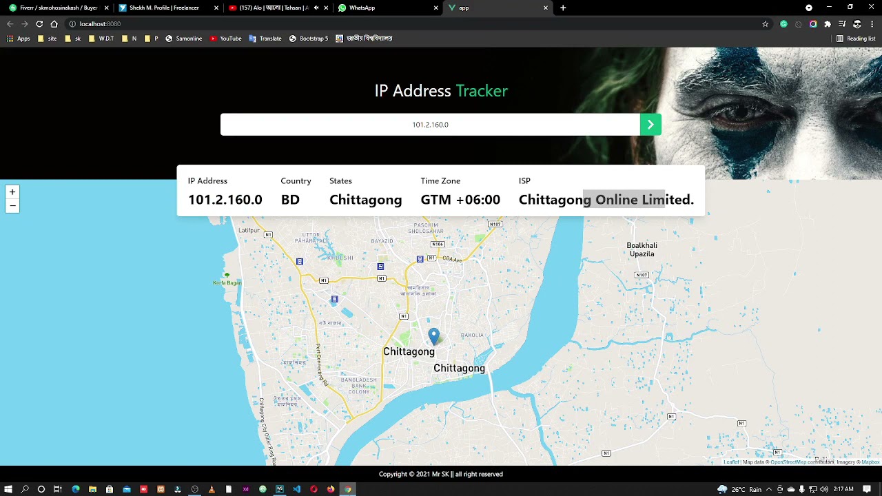 IP Address Tracker || Vue Js Crash Course || Mr SK