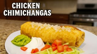 Chicken Chimichangas | Quick & Easy Chicken Chimichanga Recipe
