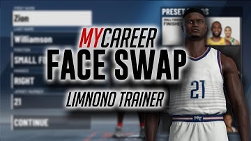NBA 2K0 PC - Real Face Scans in MyCareer - Limnono Trainer Method tutorial