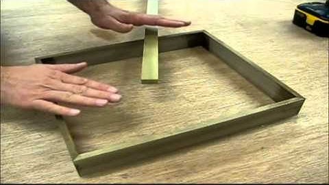 Woodworking How to make a solid walnut Picture frame by Jon Peters
