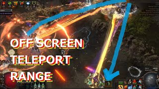 Flicker Strike with 139% Teleport Range - Standard POE