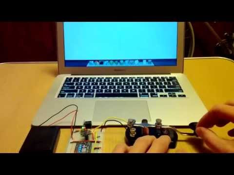 Morse code Bluetooth keyboard