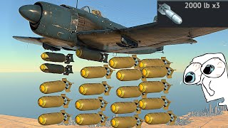 2700 kg of BOMBS in a FIGHTER plane? 😱💣 AM-1 in War Thunder 💥