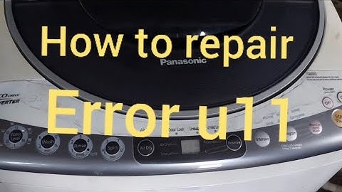 how to repair Error U11 Panasonic washing machine 9kg#videoviral #repairing #washingmachine 