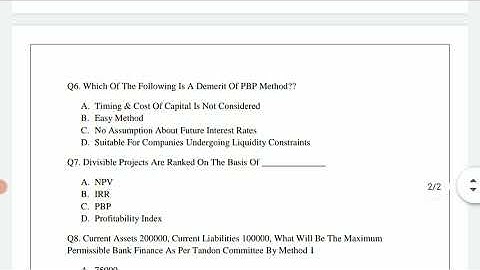 M.com - II advanced financial management MCQ  with answers
