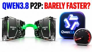 Qwen3.8 on Two GPUs — Why P2P Changed Almost Nothing