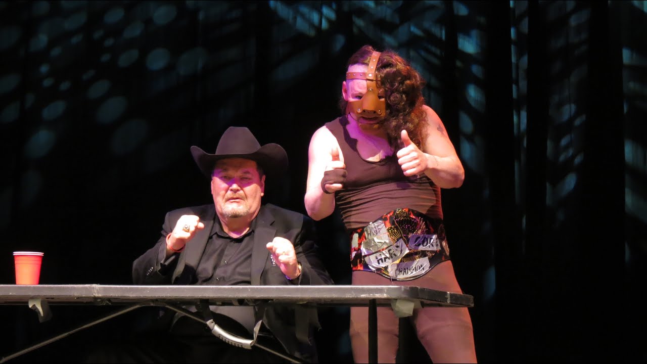 Al Ruddick meeting Jim Ross dressed as Mankind. What is your opinion ...