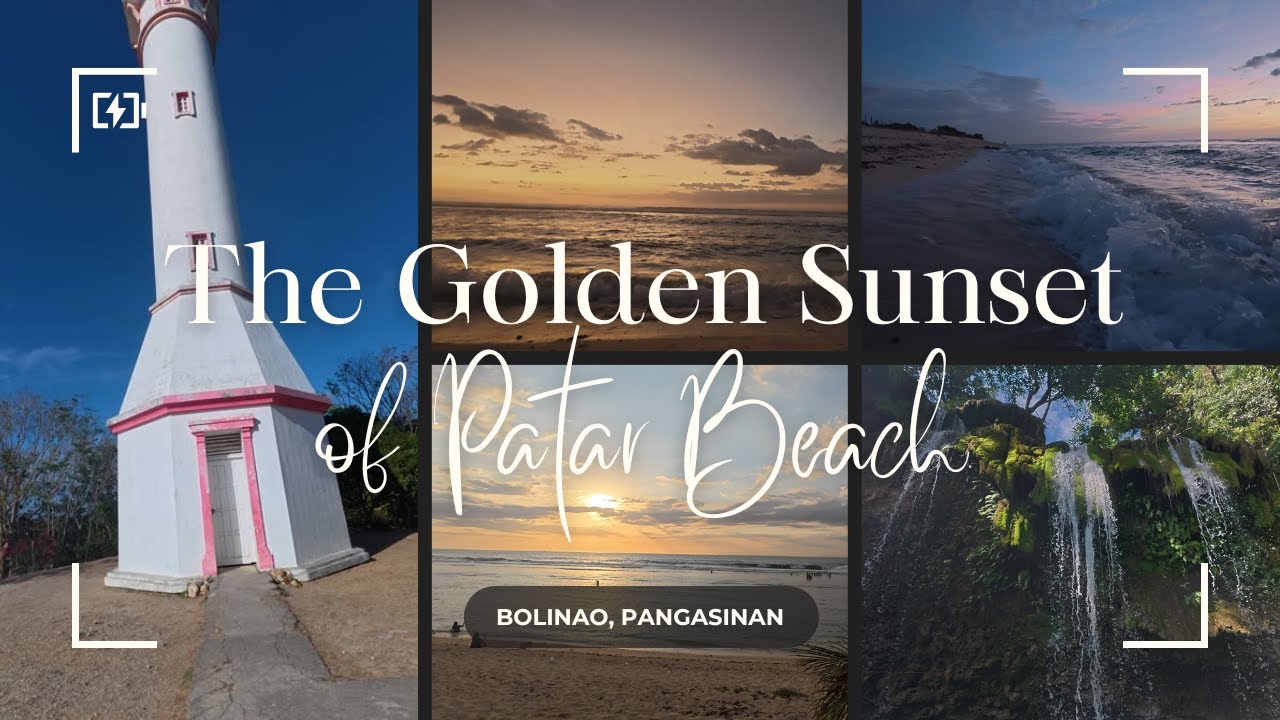 The Golden Sunset | Patar Beach, Bolinao Pangasinan | Ultimate Travel Guide - 4K