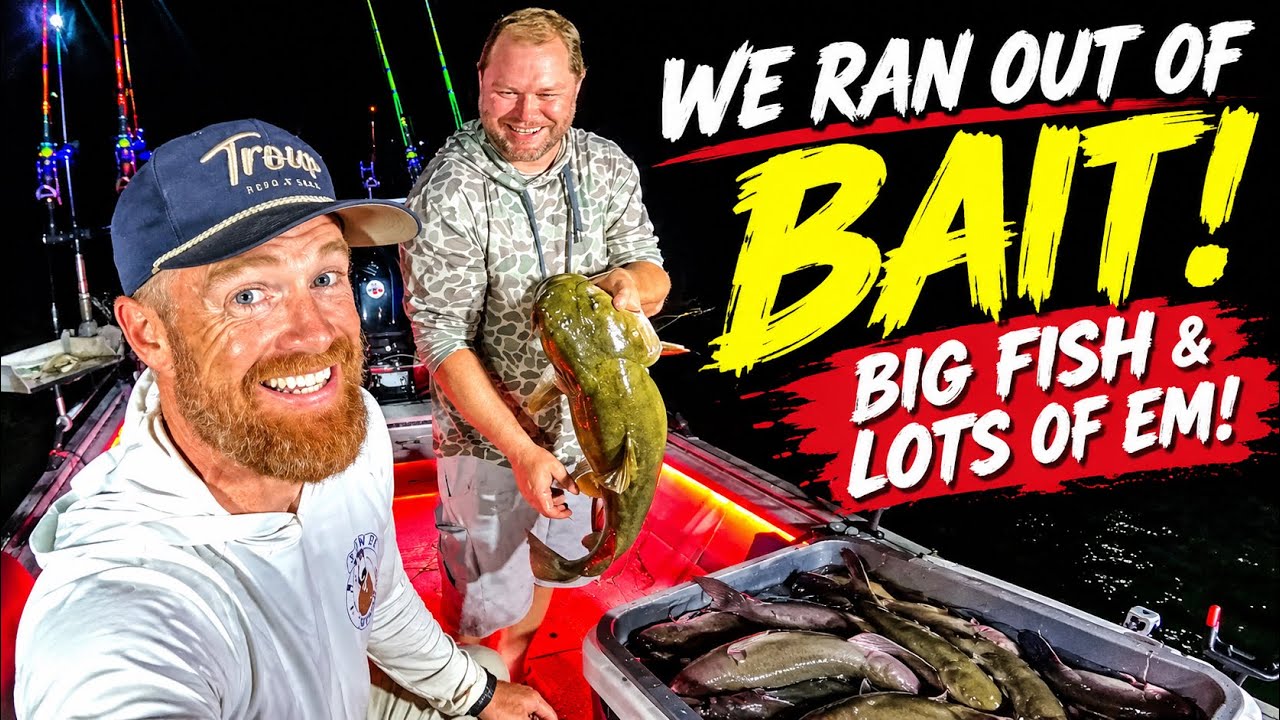 We Ran Out of BAIT! #Catfishing for BIGGUNS - post storm early September on the #Chattahoochee River